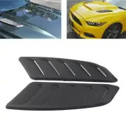 Car Air Flow Intake Hood Scoop Vent Louver Panel Bonnet Cover Decor Trim