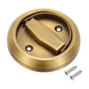 Recessed Sliding Door Pull Handles Hidden Closet Finger Flush Knob Yellow Bronze