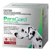Paragard Large Dogs Allwormer Treatment & Control Tablets - 2 Sizes