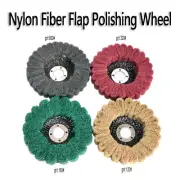 1Pcs 100mm Nylon Fiber Flap Disc Polishing Wheel for Angle Grinder Grinding Tool