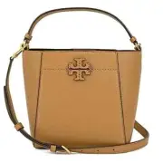 Tory Burch 22SS MCGRAW SMALL BUCKET BAG HANDBAG SHOULDER 2 WAY LEATHER Used