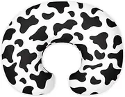 Viewamoon Cow Print Nursing Pillow Cases 1 Pack for Breastfeeding Pillow Nursing Covers Pillow Slipcover Pillowcase Soft Fabric Fits Snug On Infant Feeding Cushion Cover Pillow Not Included