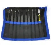 Stainless Steel Precision Antistatic Tweezers Set Repair Tools Professional Elec