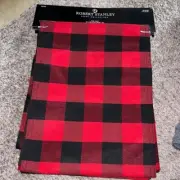 Robert Stanley home collection black red table runner holidays Christmas