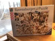Ravensburger Puppies Galore 1000 Piece Puzzle, Year 2000 Sealed