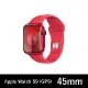 Apple Watch S9 (GPS) 45mm 紅色鋁金屬錶殼