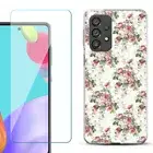 Phone Case for Samsung Galaxy A03s/A12/A13/A23/A53 5G - Floral/Rose