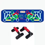 Premium Push-Up Board Set, Extended and Comfortable Mat Fitness Action Guide with Push Up Bar, Push-up Handles Home Workout, Home Gym, Fitness Equipment for Home