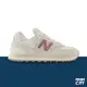 【NEW BALANCE】 NB 574 休閒鞋 復古鞋 B楦 米紅 女鞋 -WL574QC2