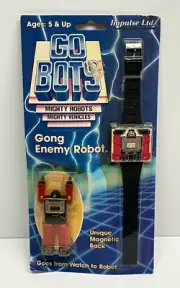GO BOTS Gong Enemy Robot 1984 Tonka Collectible Watch by Impulse