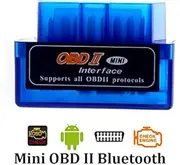 Unilink (TM) Blue Mini ELM327 Supper Mini OBD2 OBD-II Bluetooth Car Auto Diagnostic Interface Scanner Tool