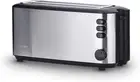 2509 Automatic 4-Slice Long Slot Toaster, 1400 W, Stainless Steel-Black Chambers
