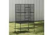 Bird Cage Pet Cages Aviary 137CM Large Travel Stand Budgie Parrot Toys