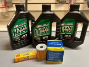Oil Change Filter PS132 Spark Plug Tune Up Kit Fits Suzuki Quadsport LTZ 250