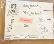 55 Pieces & Pages Incl Craft Instructions- Handstamped & Enhanced by Martha Hess