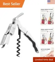 Wine Key - Professional Handcrafted Heavy Duty Waiter Corkscrew, Compact Wine...