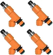 Fuel Injector Assy 4pcs Fuel Injector Nozzle 12 Holes Car Oil Fuel Injector 16450-MEE-D01 16450MEED01 for C&br 600RR CBR600 for RR for C&br 600 for RR CBR600RR 2005 2006 Fuel Oil Nozzle
