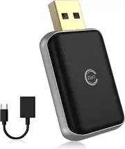 CZOCPOS 2-in-1 Wireless apple CarPlay Android Auto Adapter USB-A to C plug &play