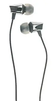 RCA 808 HPA85BK, EQ Noise-Isolating Earbuds with Line-in Mic - Black