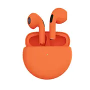 Tws Pro6 Wireless Earphones Bluetooth 5.0 Earphone Sports Earbuds Waterproof Earphones For Iphone Huawei Xiaomi Smartphone - orange