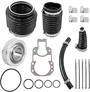 Transom Seal Bearing Bellows Repair Kit - Compatible with MerCruiser Alpha One Gen 2 (1991 and Up) Stern- Includes Gimbal Bearing & Exhaust Bellow- Part Number 30-803099T1