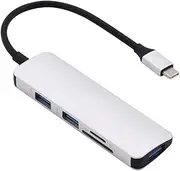 Gatuida 5 1 Connectors to USB Multi USB Port USB Hub Adapter USB a Hub Type c Data Port USB Adaptor USB c Reader USB Hubs USB Adapters USB 3 Hub Laptop Hub Laptops Cell Phone Ethernet
