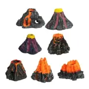 Decorative Resins Volcano Fish Tanks Landscaping Decoration Aquariums Accessory