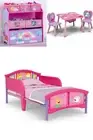 Peppa Pig 5 Piece Toddler Bedroom Set (Bed + 2 Chairs & Table + Toy Box)