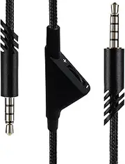 tunghey Replacement Headset Cable with Volume Control for AST-ro A10/ A30/ A40, Headset Cord Lead for P-S5/ P-S4/ Xb-ox Series X&S/Xb-ox One 2M