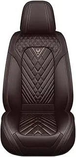 ESMOPA Car Seat Covers Universal Set for Subaru Forester Impreza Xv Outback Seat Protector - Brown