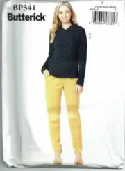 Butterick Sewing Pattern 341 Misses Vest Top Dress Pants Size XS-MED