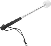 JEWEDECO Chic Drumstick Stainless Steel Wool Mallet for Marching Band Stage Performances Percussion Drum Stick