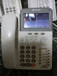 在飛比找Yahoo!奇摩拍賣優惠-東訊 數位DX 4外線12內線電話總機 影像對講機門口機 彩