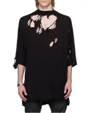 jersey T-shirt One size black