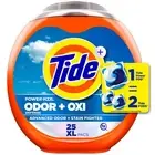 Tide Ultra OXI PODS 25 Ct For Visible & Invisible Dirt Odor Eliminators