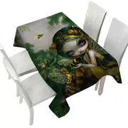 Bumblebee Dragonling and Bee Fairy Tablecloth