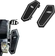 PJMTCUSTOM14.0" Long& 5.0" Wide Black Rider's Driver's Big Floor Board Foot Pedal Pad Footboard Fits for Harley Davidson 86-2023 Touring FLHX, FLHR, FLHT and 12-16 FLD, 86-17 FL Softail
