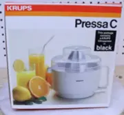 NOS New KRUPS Pressa 252 Citrus Fruit JUICER 22oz Clear Lid MADE IN IRELAND USA