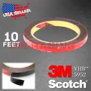 Genuine 3M VHB #5952 Double-Sided Mounting Foam Tape Automotive Car 10mmx10FT