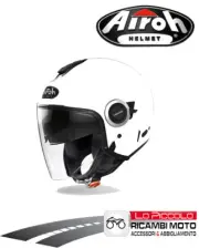 Airoh Helmet Urban Jet Helios White Gloss Double Visor