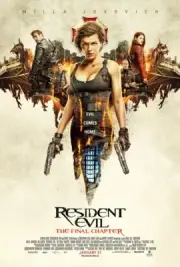 RESIDENT EVIL THE FINAL CHAPTER MOVIE POSTER 2 Sided ORIGINAL Version B 27x40