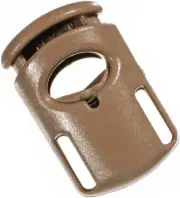 Ellipse Spring Cord Lock (1/4 Inch) - - Cord Lock Stoppers for Paracord, Shoela