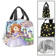 c376 Sofia Princess Children Lunch Bags Kids School Insulated Lunch Bag Portable Cooler Tote Food tbd376