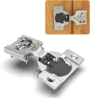 Luxury Concealed Cabinet Hinges - 50 Pack 4D Adjustable Soft Close, Satin Finish