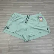 Nike Dri-FIT ADV AeroSwift Race Running Shorts Mens 3XL XXXL 4” CJ7840 Green $90
