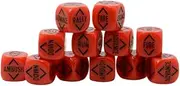Order Dice for Bolt Action by Warlord Games (Blood Red)