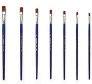 HWAHONG Artist Oil Acrylic Painting Paint Brushes Flat Flat Brush 802 Series