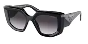 Prada PR 14ZS 1AB09S Men's Sunglasses Black Size 50