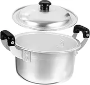 Cooking Pot Large Capacity Aluminum Saucepan Double Handles Rice Pot Gas Stove Safe