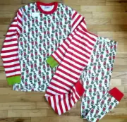 NWT HANNA ANDERSSON DR SEUSS GRINCH MIX IT UP PAJAMA SET ADULT UNISEX XL